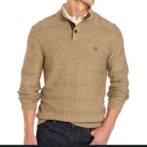 Chaps Men's Beige Crewneck Sweater
